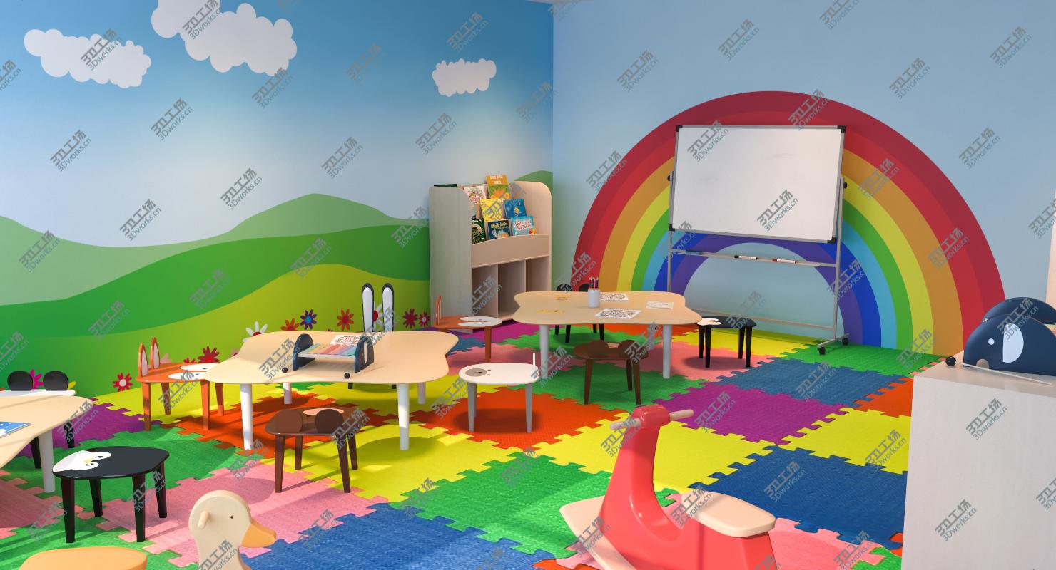 images/goods_img/202105073/3D Nursery Classroom Low Poly 3D Model/2.jpg